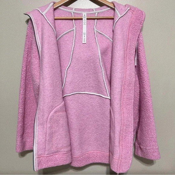 Lululemon So Sherpa Hooded Jacket Size 10 - Picture 8 of 14